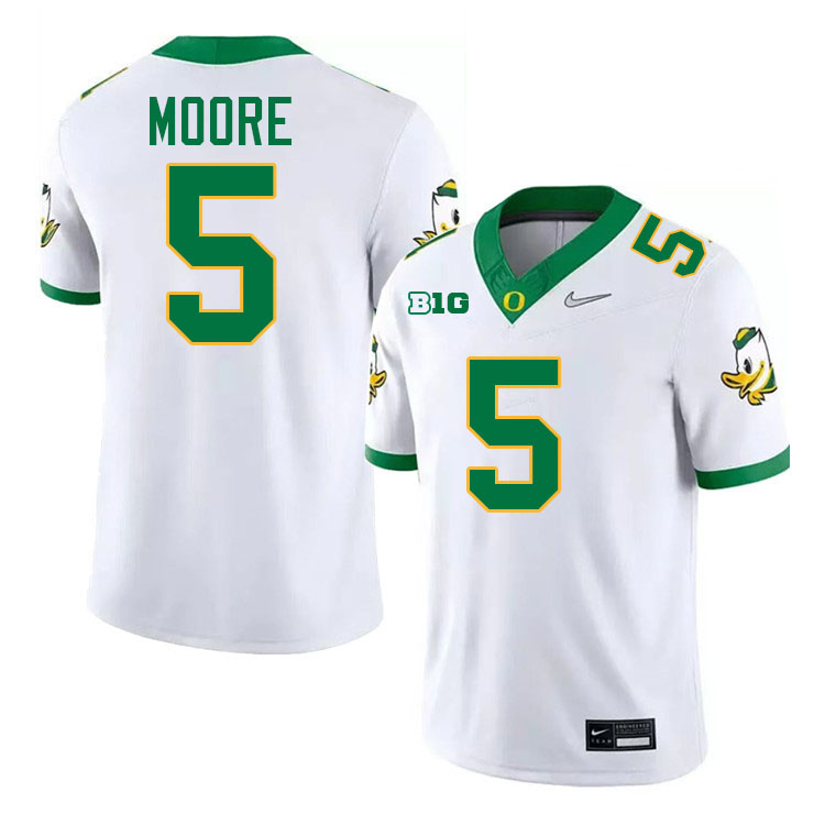 Dante Moore Oregon Jersey,Oregon Ducks Football Uniforms Youth-White 2024